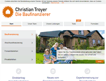 Tablet Screenshot of christiantroyer.de